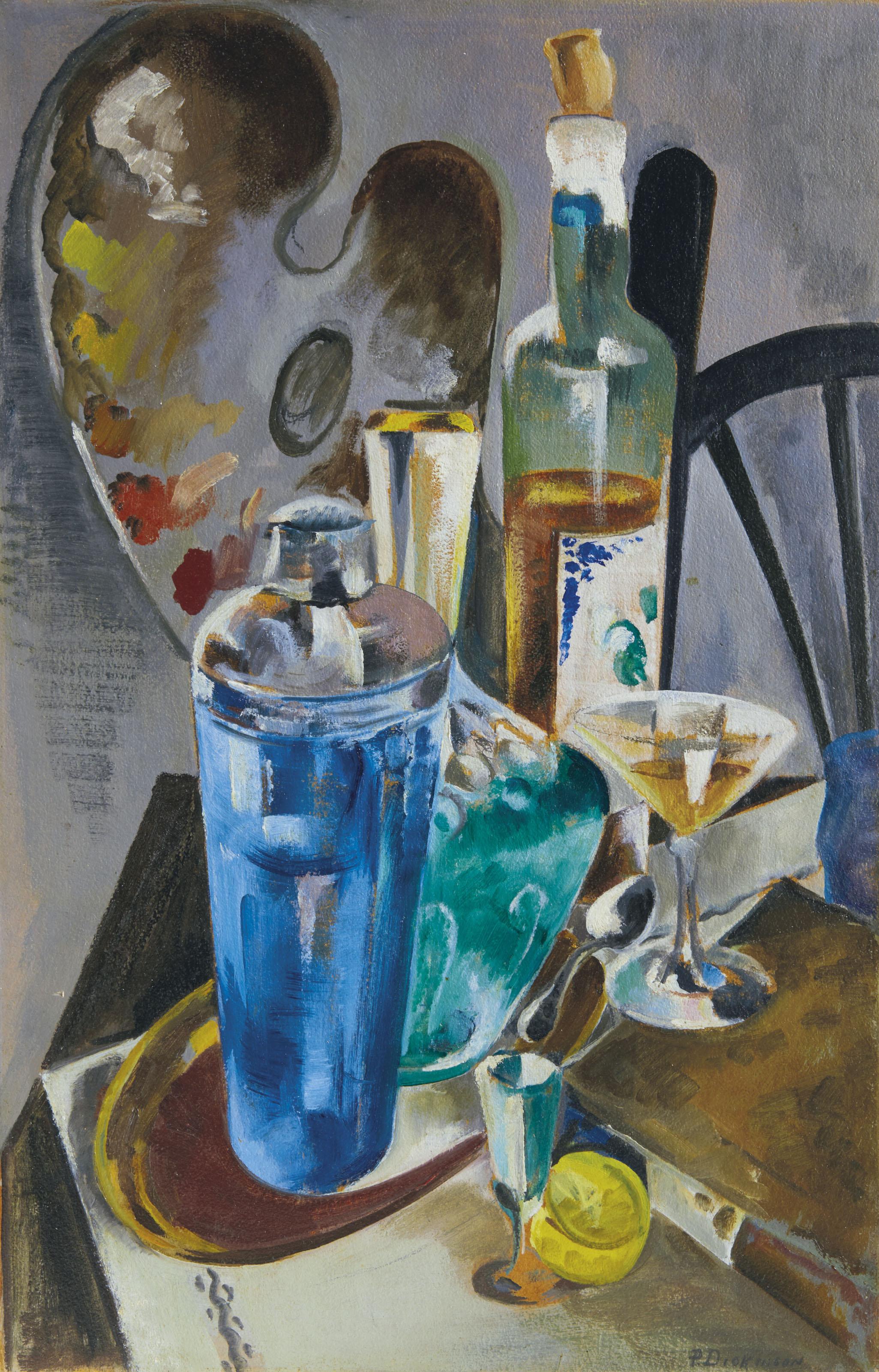 Preston Dickinson - The Artist\'s Table