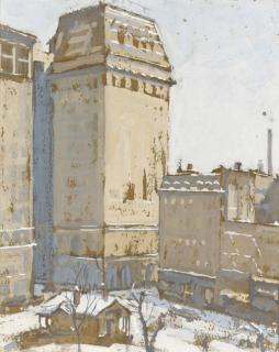 Preston Dickinson - Union Square in Winter