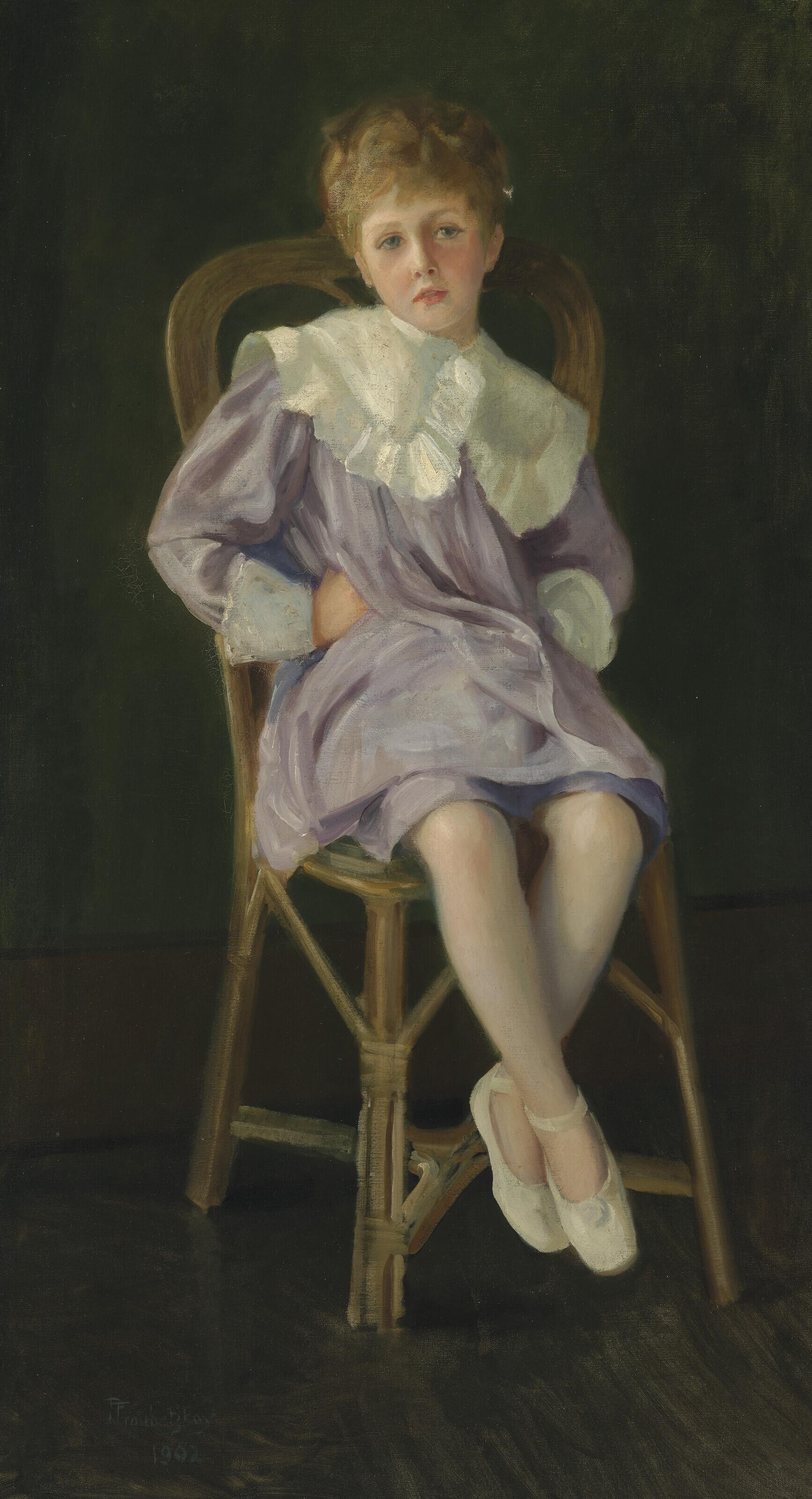 Prince Pierre Troubetzkoy - Portrait Of Anthony Eden, 1St Earl Of Avon (1897-1977) As A Child