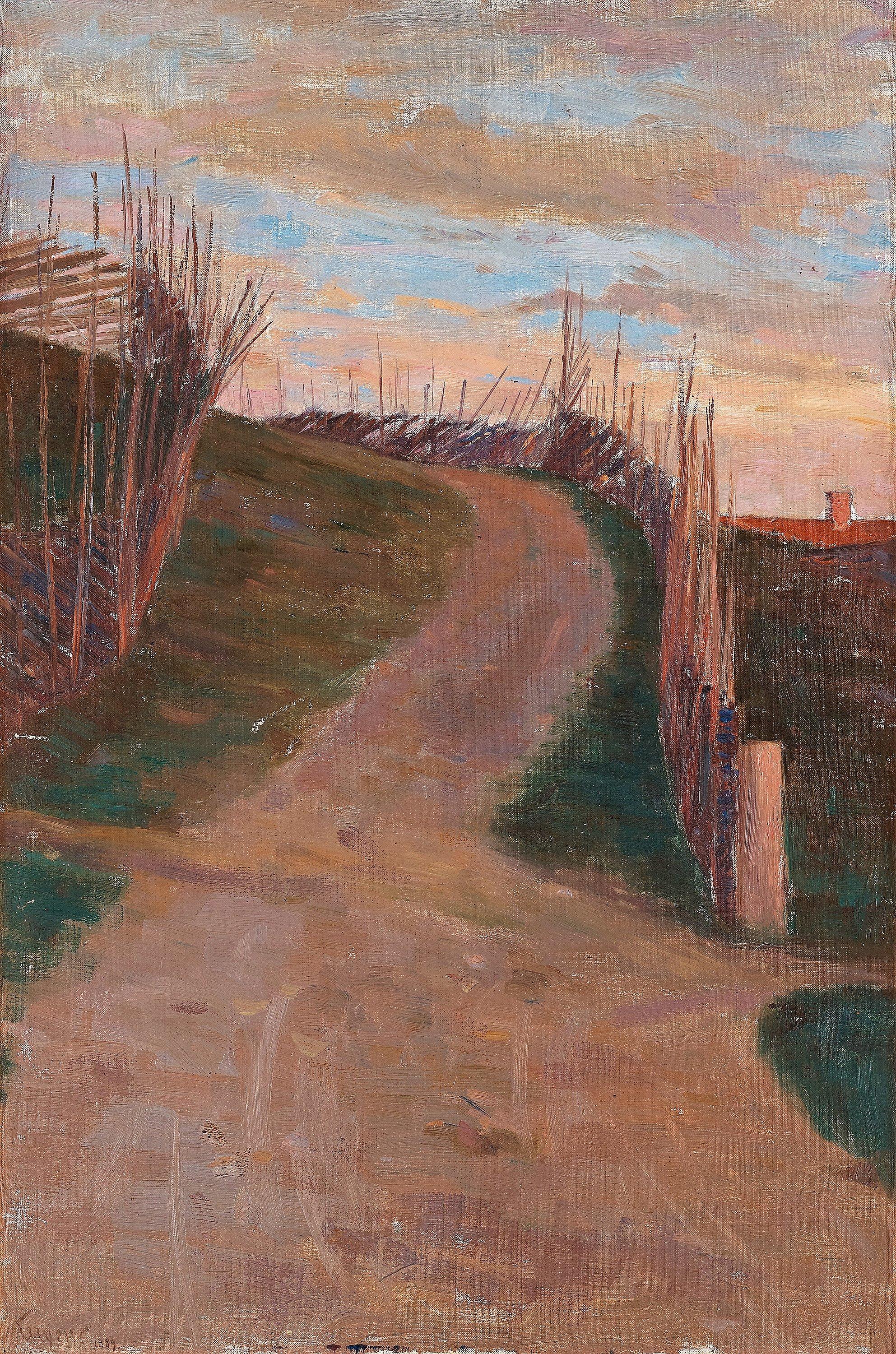Prins Eugen - Landscape with roundpole fence