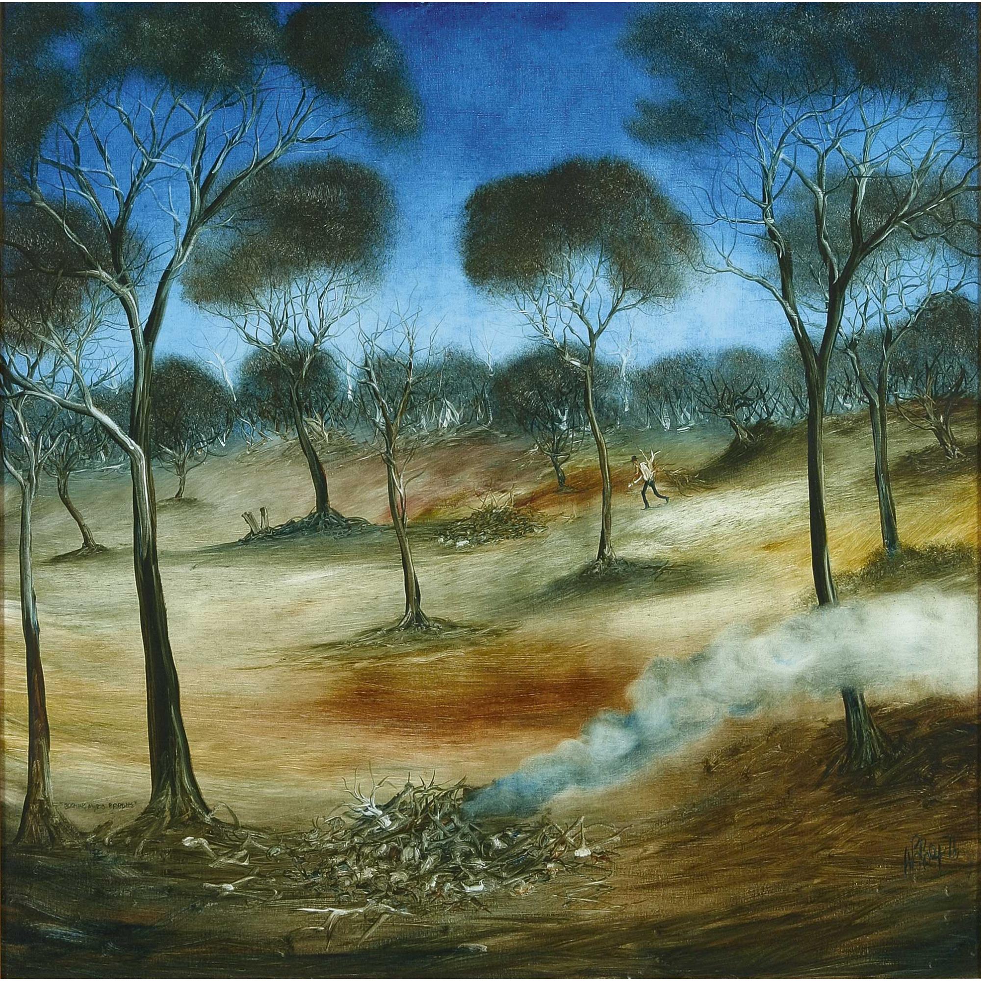 Pro Hart - Australian Burning Myxo Rabbits