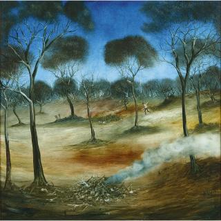 Pro Hart - Australian Burning Myxo Rabbits