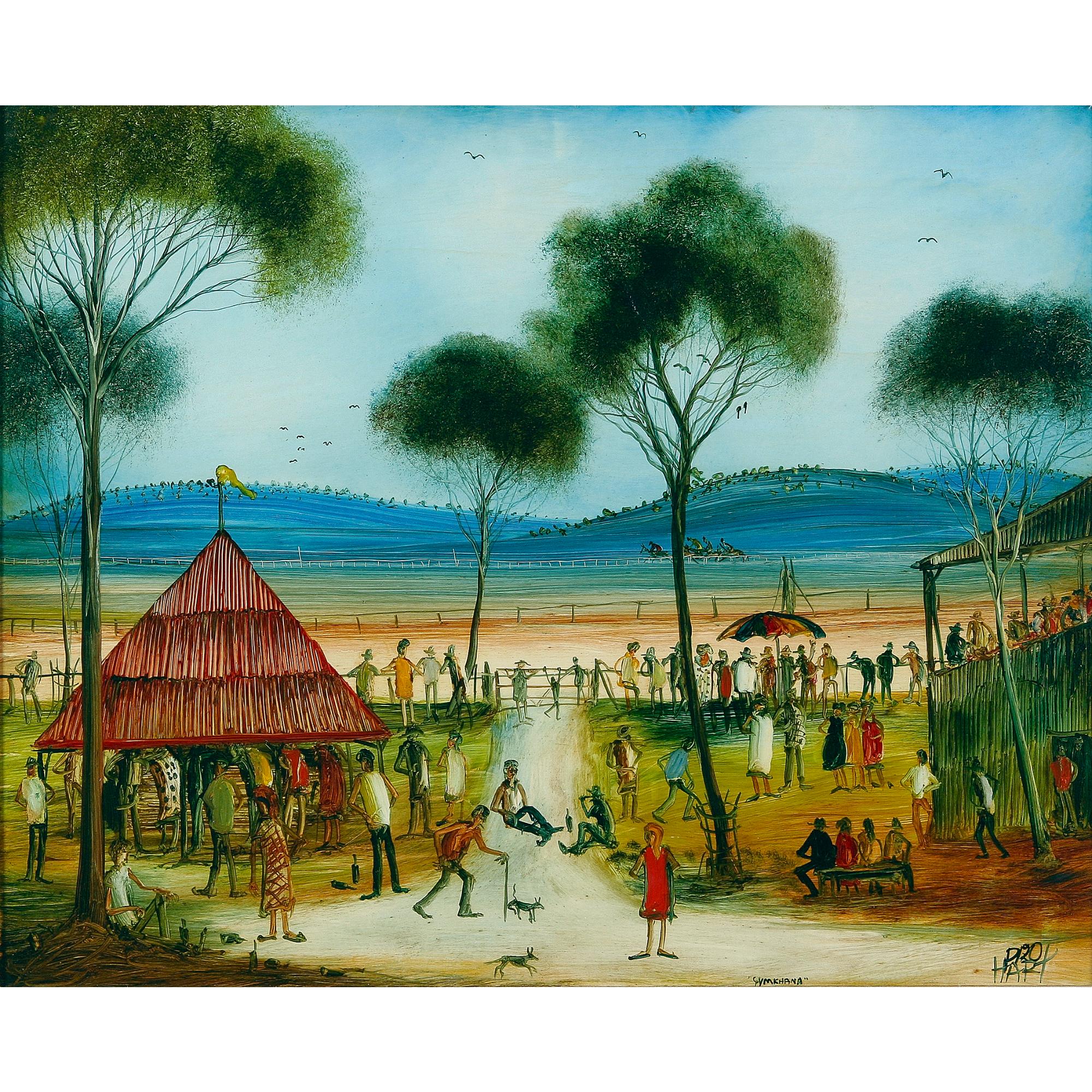 Pro Hart - Australian gymkhana