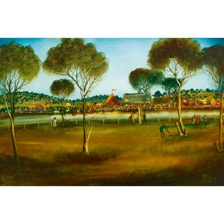 Pro Hart - Australian Race Track