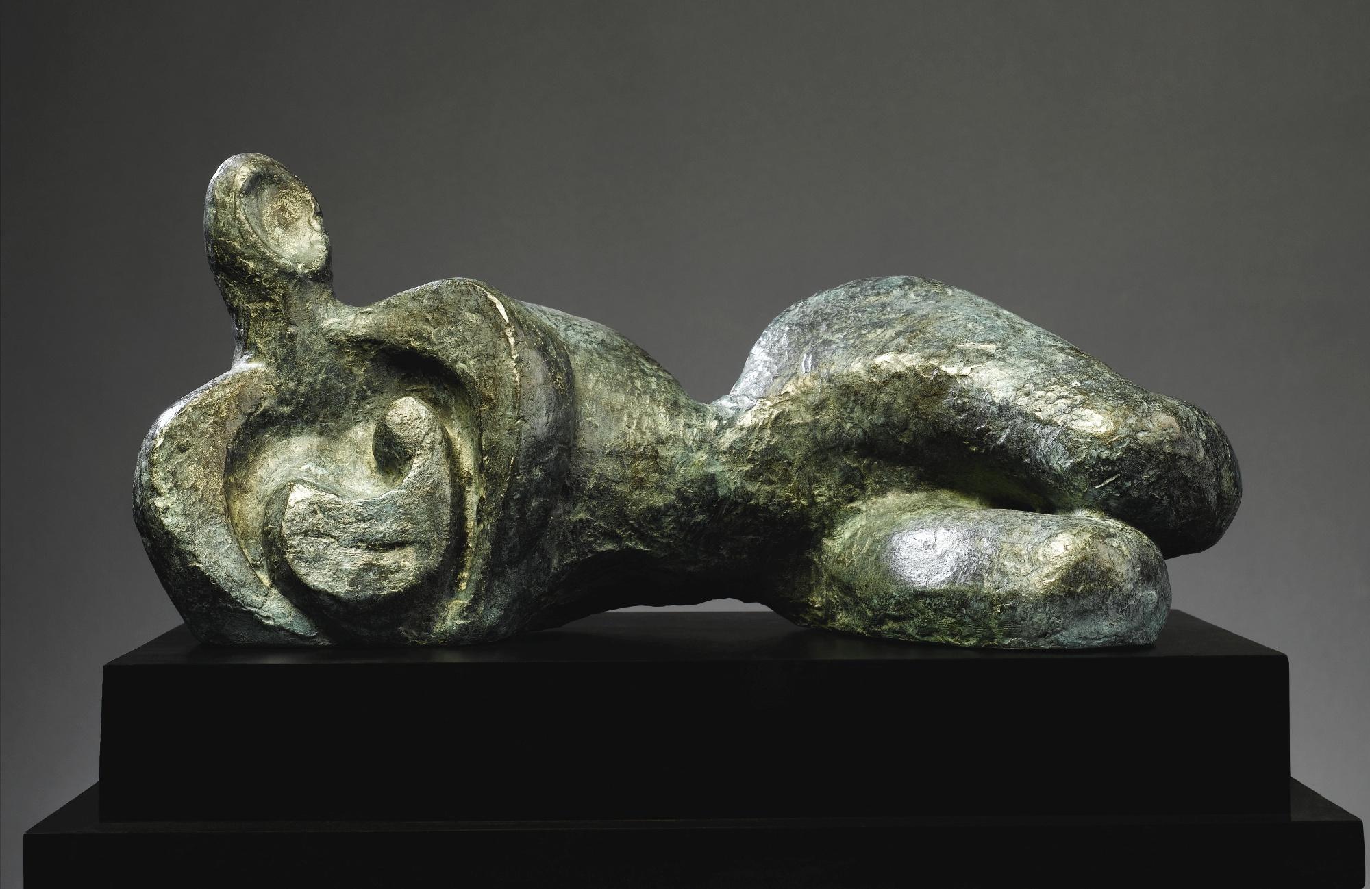 Prodosh Das Gupta - Mother And Child Reclining