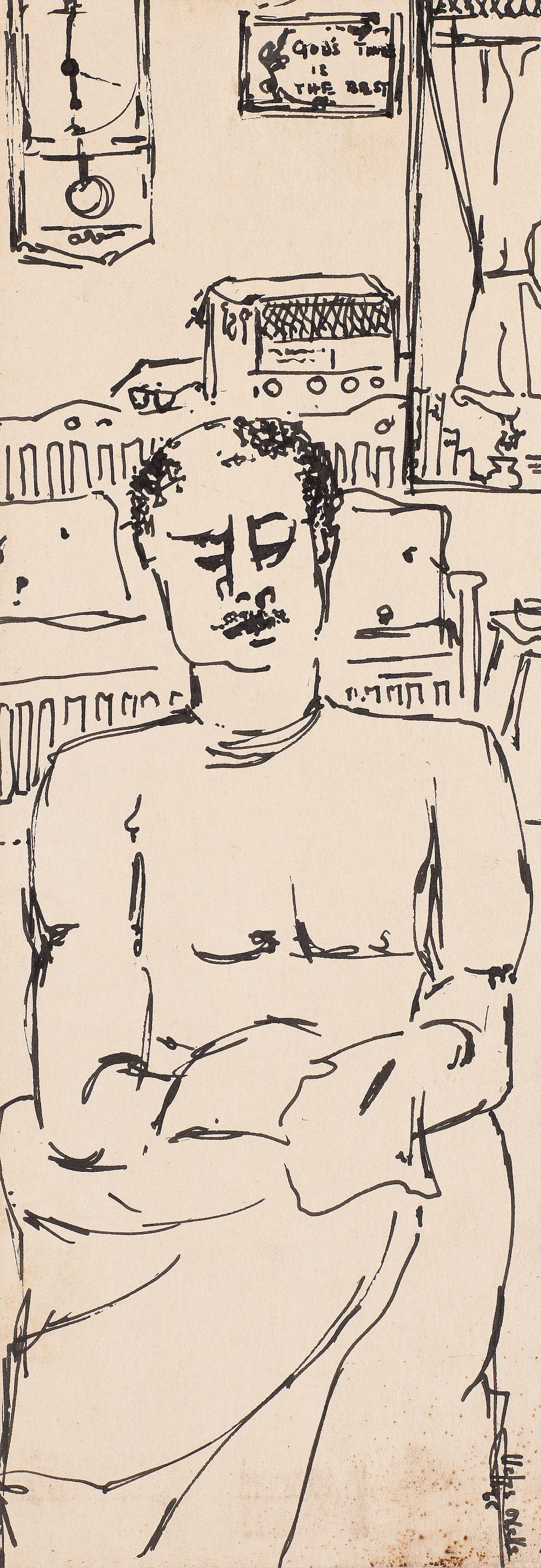 Prof. Uche Okeke - 19 works on paper: