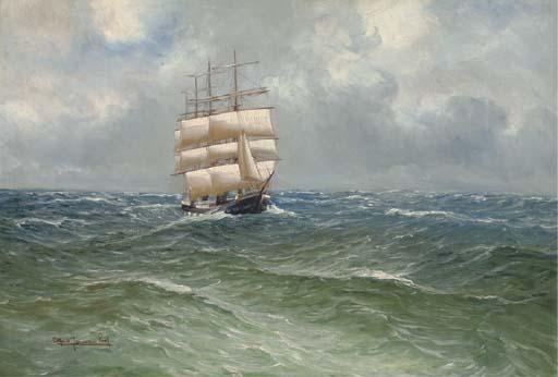 Professor Alfred Jensen - Running home