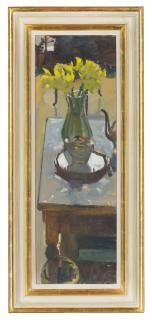Professor Ken Howard Obe Ra Rws Neac - Still Life with Daffodils