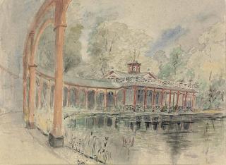 Professor Sir Albert E. Richardson, P.R.A. - The Chinese Dairy, Woburn