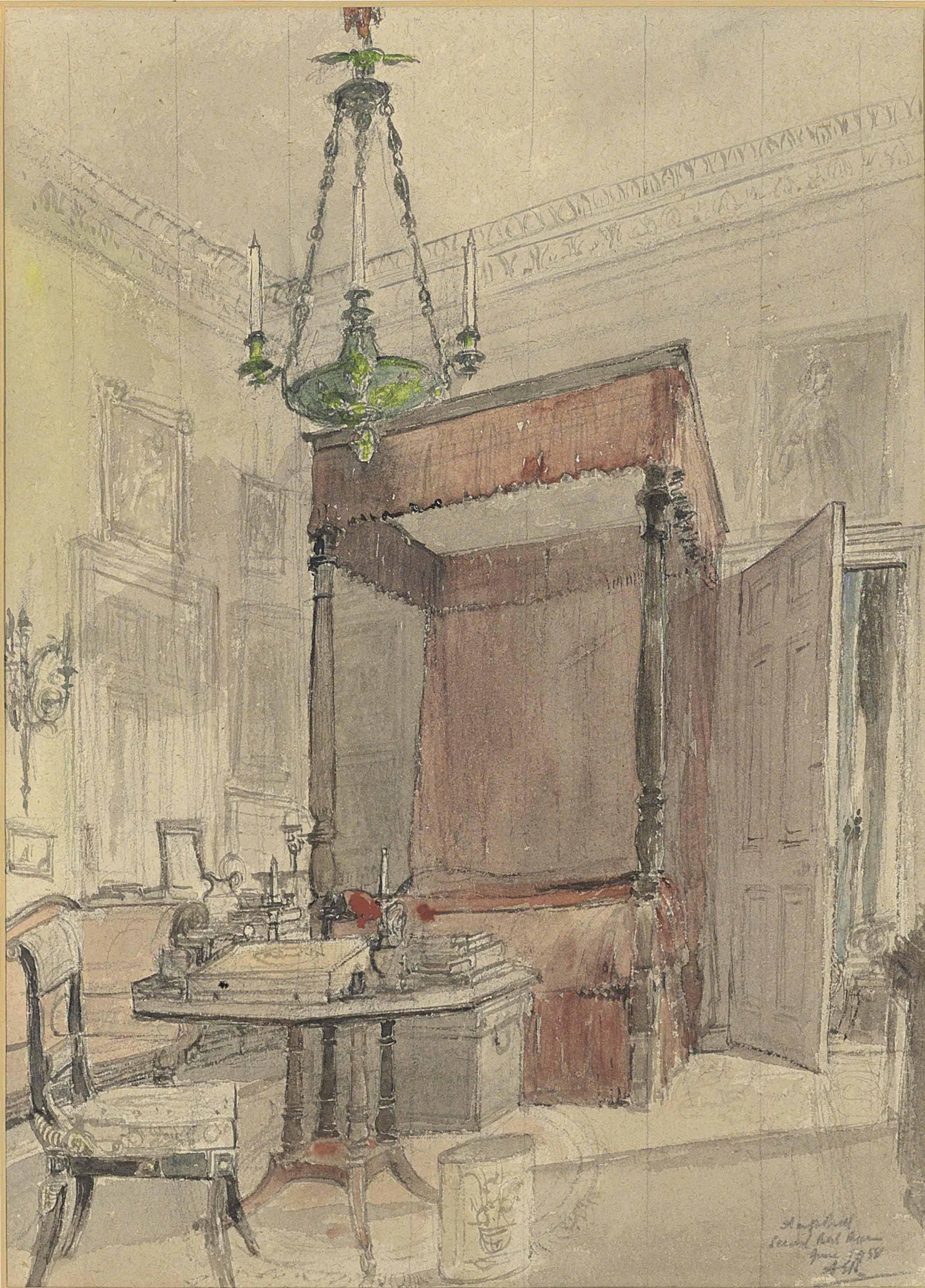 Professor Sir Albert E. Richardson, P.R.A. - The State Bedroom, Ampthill