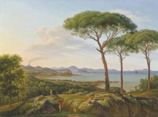 Prosper François Irénée Barrigue, Called Fontainieu - Naples, The Gulf of Pozzuoli