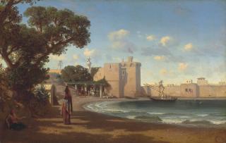 Prosper-Georges-Antoine Marilhat - A Fortified Village
