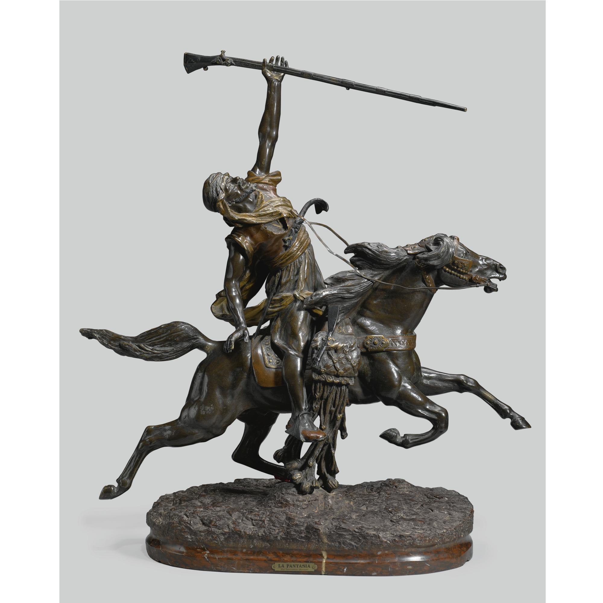 Prosper Lecourtier - French La Fantasia Arabe