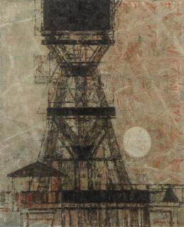 Prunella Clough - Crane and Sun