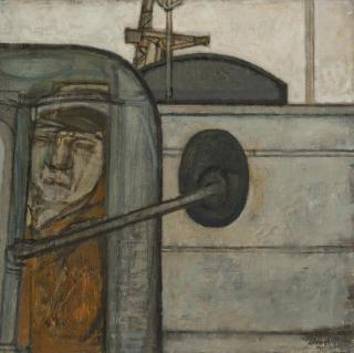 Prunella Clough - Lorry Driver I