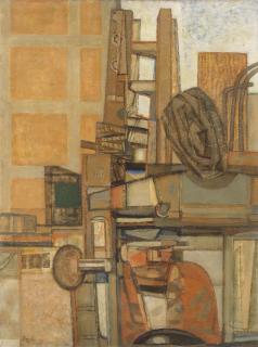 Prunella Clough - Lorry with Ladder