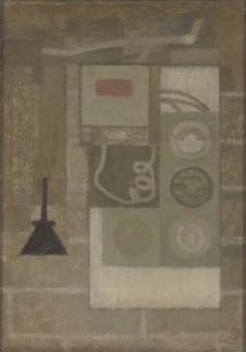 Prunella Clough - Switchboard In Cowshed