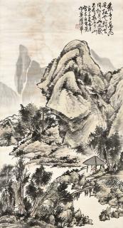 Pu Hua - Landscape in the Sentiments of Li Bai