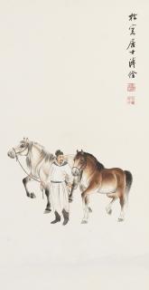 Pu Quan - Horses And Groom