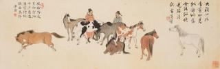 Pu Ru - Eight Horses and Two Grooms