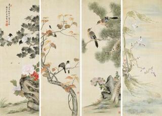 Pu Xian - Birds And Flowers