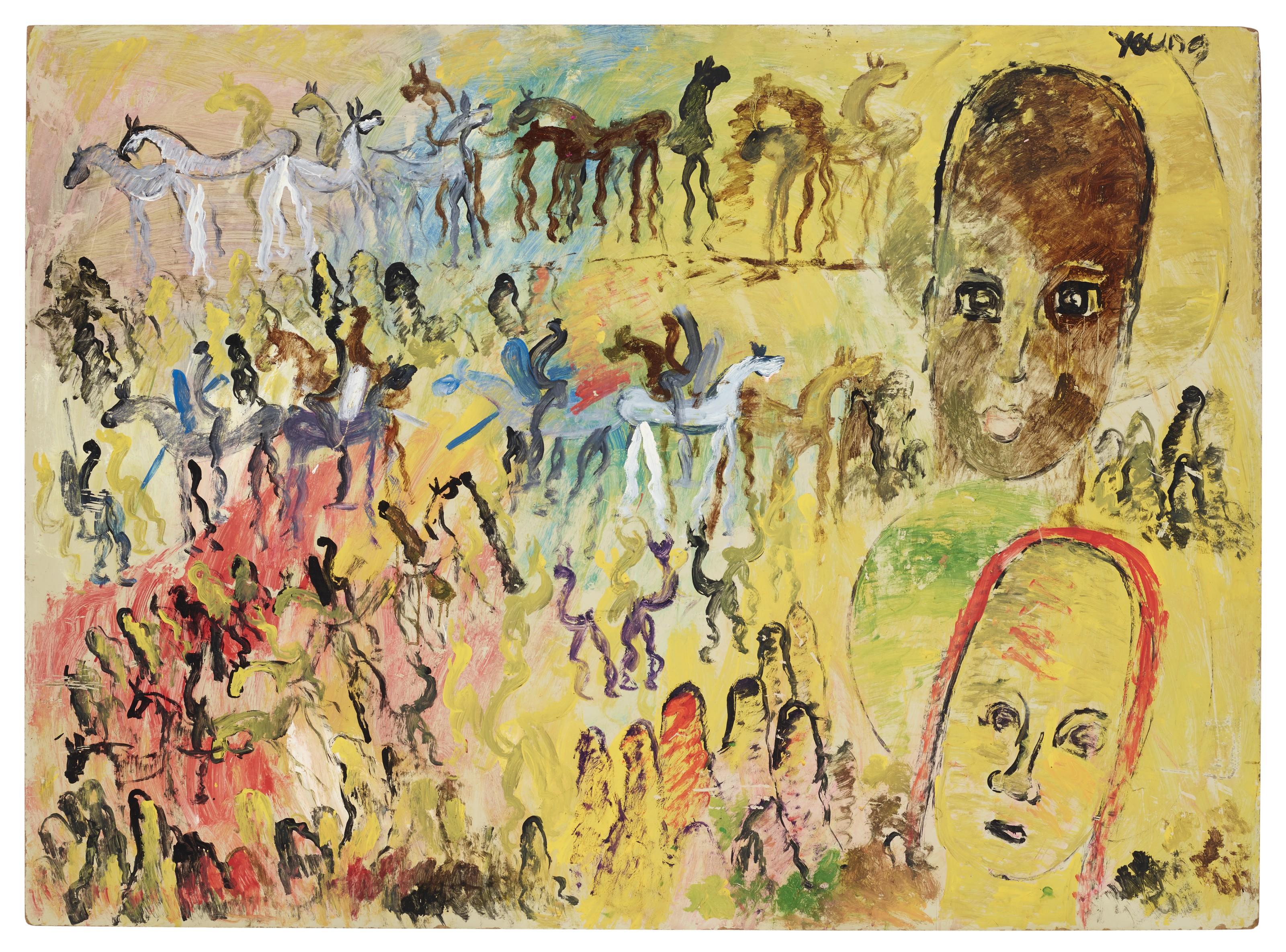 Purvis Young - Untitled