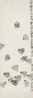 Qi Baishi - Chicks
