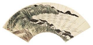 Qi Baishi - Houses Among the Mountains