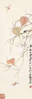 Qi Baishi - Insects And Leaves