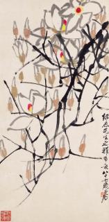 Qi Baishi - Magnolia