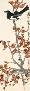 Qi Baishi - Magpie and Plum Blossoms