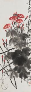 Qi Baishi - Morning Glories, 1947