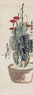 Qi Baishi - Morning Glory