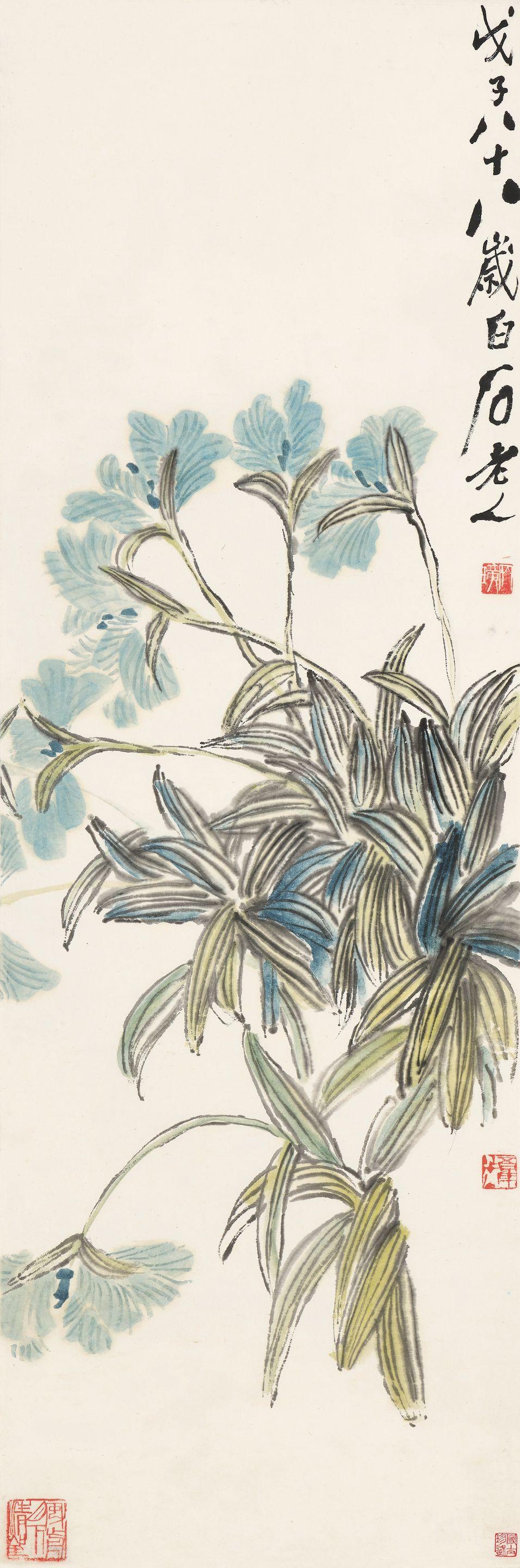 Qi Baishi - Orchid, 1948