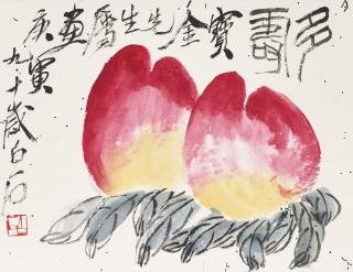 Qi Baishi - Peaches