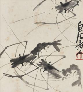 Qi Baishi - Shrimps