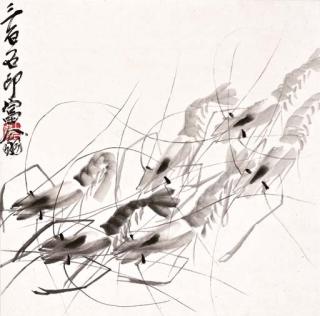 Qi Baishi - Shrimps