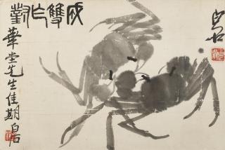 Qi Baishi - Two Crabs