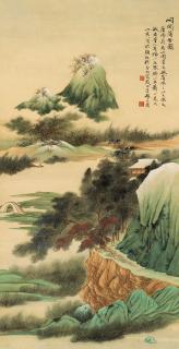 Qi Dakui - Snowy Landscape