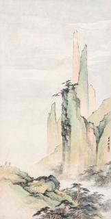 Qi Kun - Admiring the Mountains
