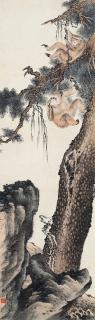 Qi Kun - Monkeys In Pine