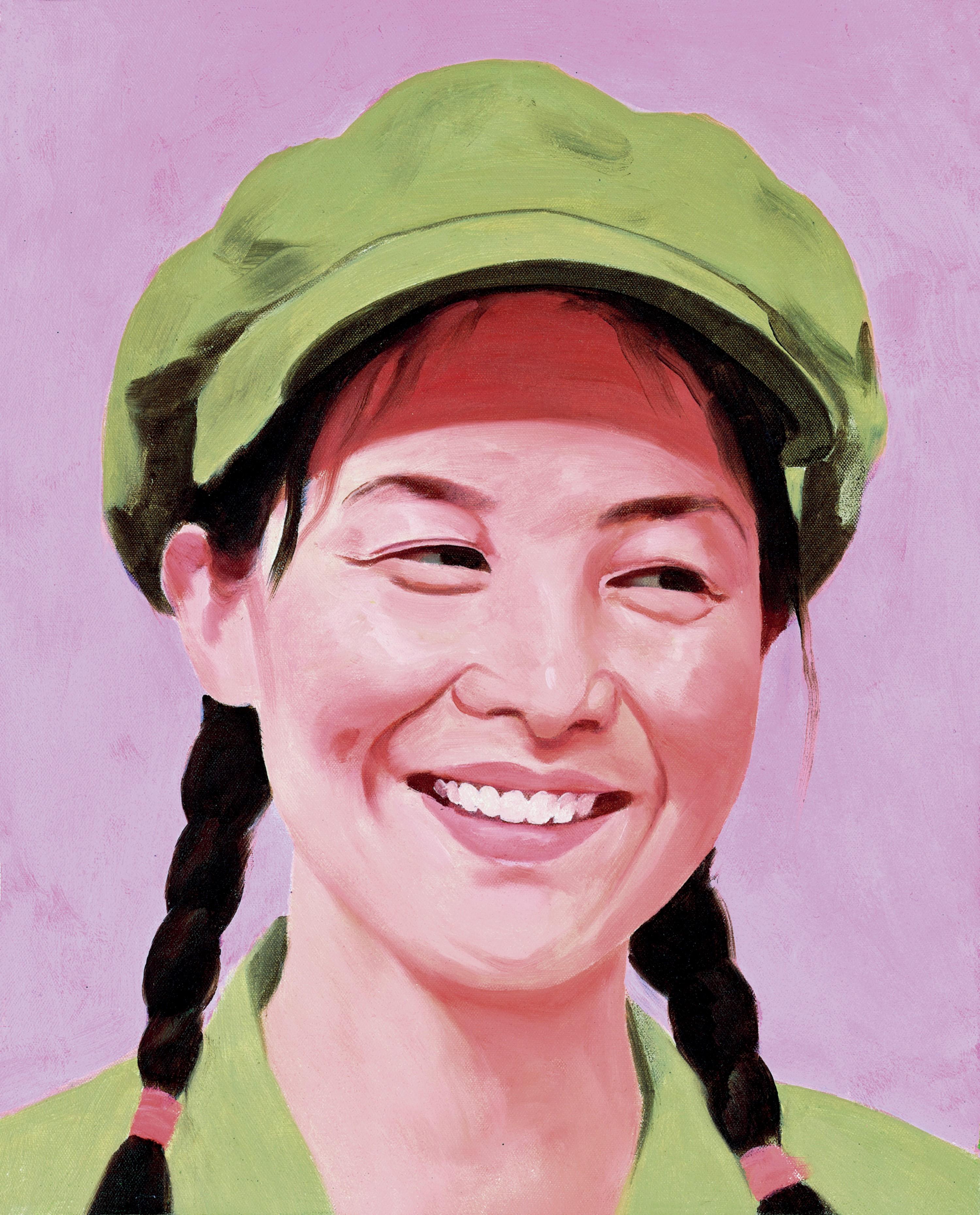 Qi Zhilong - Chinese Girl Series No.25(Executed In 2009)