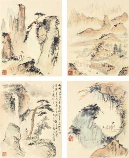 Qian Shoutie - Landscapes Of Mount Huang