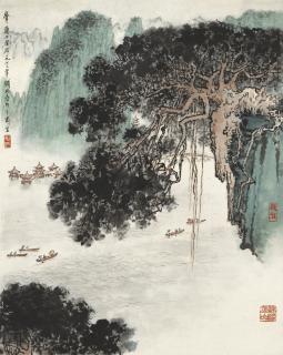 Qian Songyan - Seven Star Crags in Zhaoqing