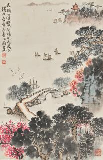 Qian Songyan - Spring at Taihu Lake