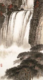 Qian Songyan - Waterfall