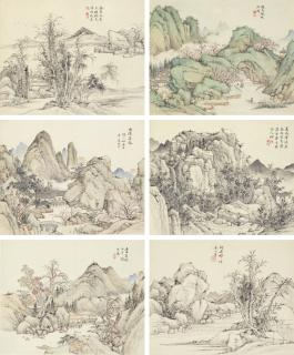 Qian Weiqiao - Landscapes After Old Masters