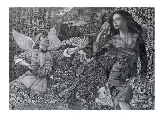 Qiu Jie - Contemplation of Plum Blossoms, 2010