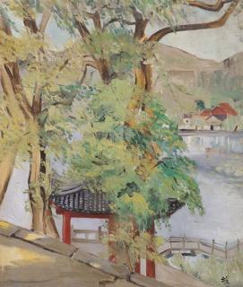 Qiu Ti - Landscape by West Lake