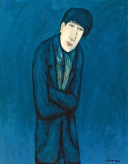 Qiu Yacai - Portrait of a Man